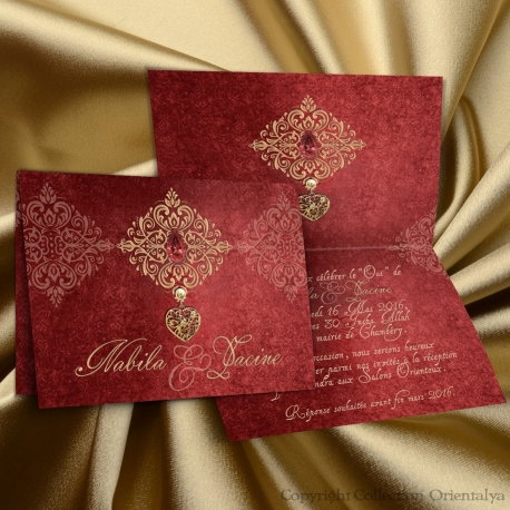 Faire-part Bijoux - Chocolat