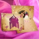 Faire-part Nuit d'Orient - Fuschia or