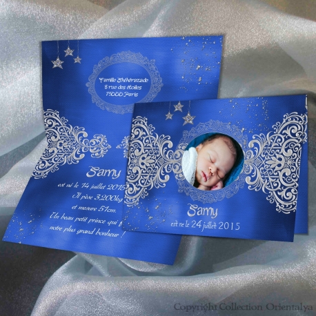Faire-part de naissance oriental et musulman