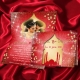 Faire-part mariage oriental Nuit d'Orient - rouge or