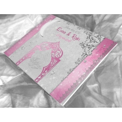 Livre d'or Diamant deluxe - Argent Rose