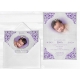 Faire-part de naissance oriental et musulman violet